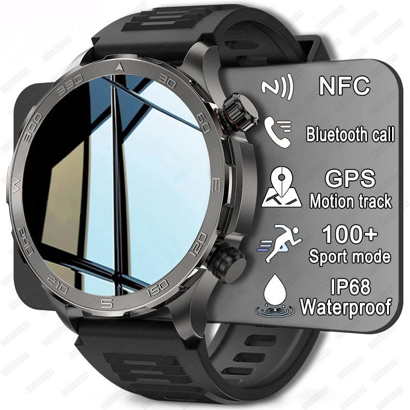 Smartwatch Nexus - 新しい GPS トラックスマートウォッチメンズ AMOLED HD スクリーンアウトドアスポーツフィットネス心拍数