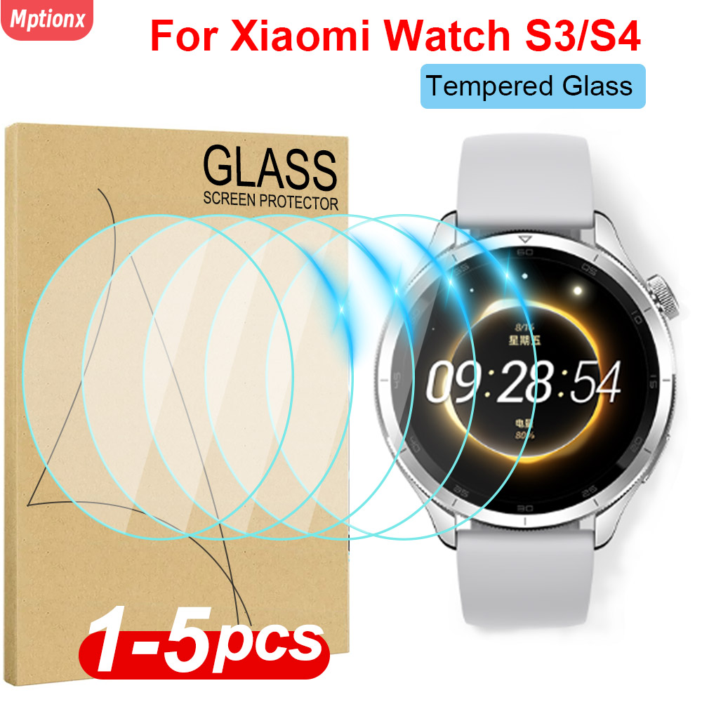 Xiaomi Smartwatch S3 Accessories - 強化ガラス Xiaomi Mi Watch S4 スマートウォッチスクリーンプロテクターフィルム