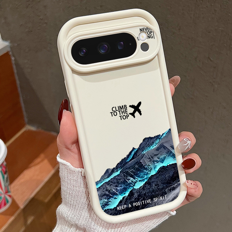 Google Pixel 9 - 飛行機雪山柄スマホケース Google Pixel 10 9 8