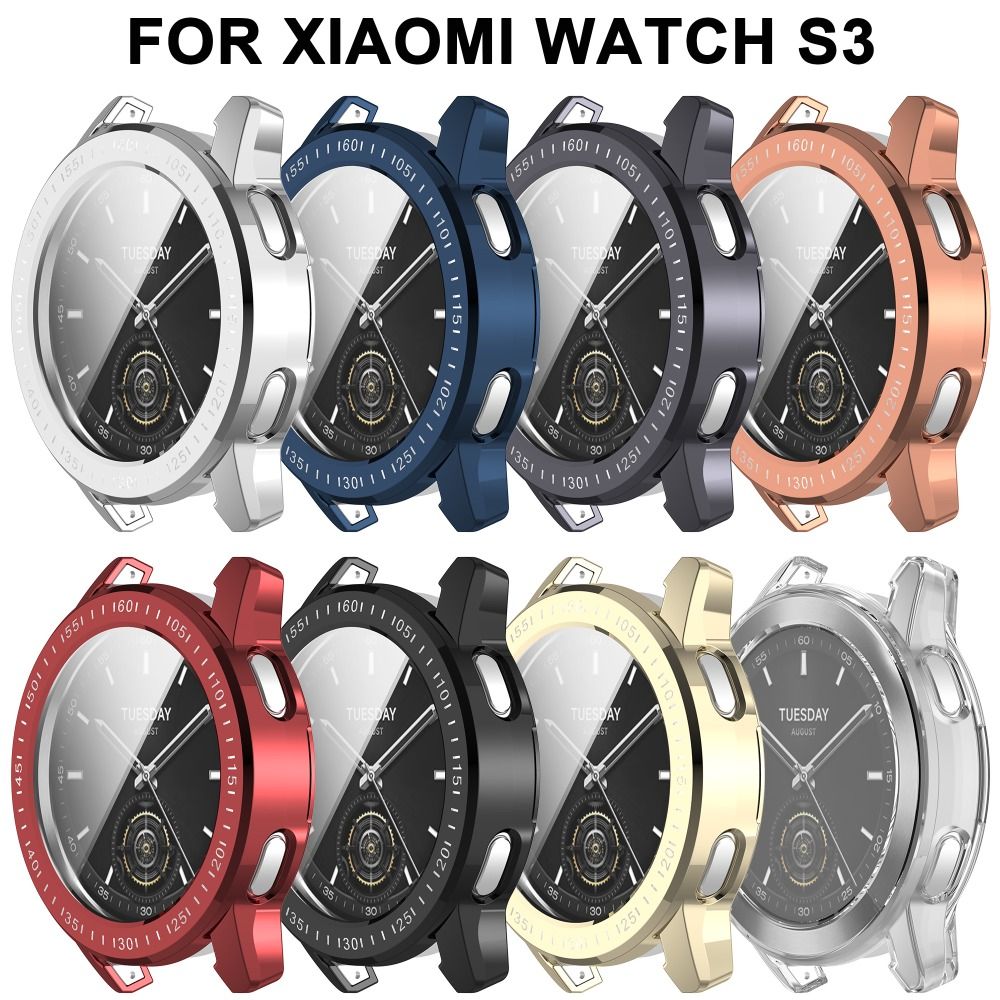 Xiaomi Smartwatch S3 Accessories - 新しいフルカバー TPU ケースバンパー時計バンドスクリーンプロテクタースマートアクセサリー保護シェル Xiaomi 腕時計 S3