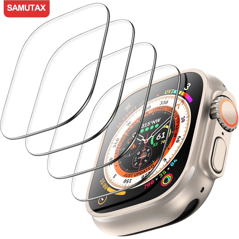 Watch Case Bumper - Apple Watch Ultra 2/Ultra スクリーンプロテクター用強化ガラス [49mm]