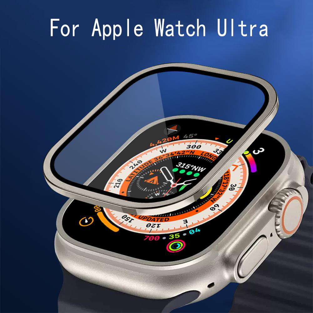 Watch Case Bumper - 金属バンパー + 強化ガラス Apple Watch ウルトラ