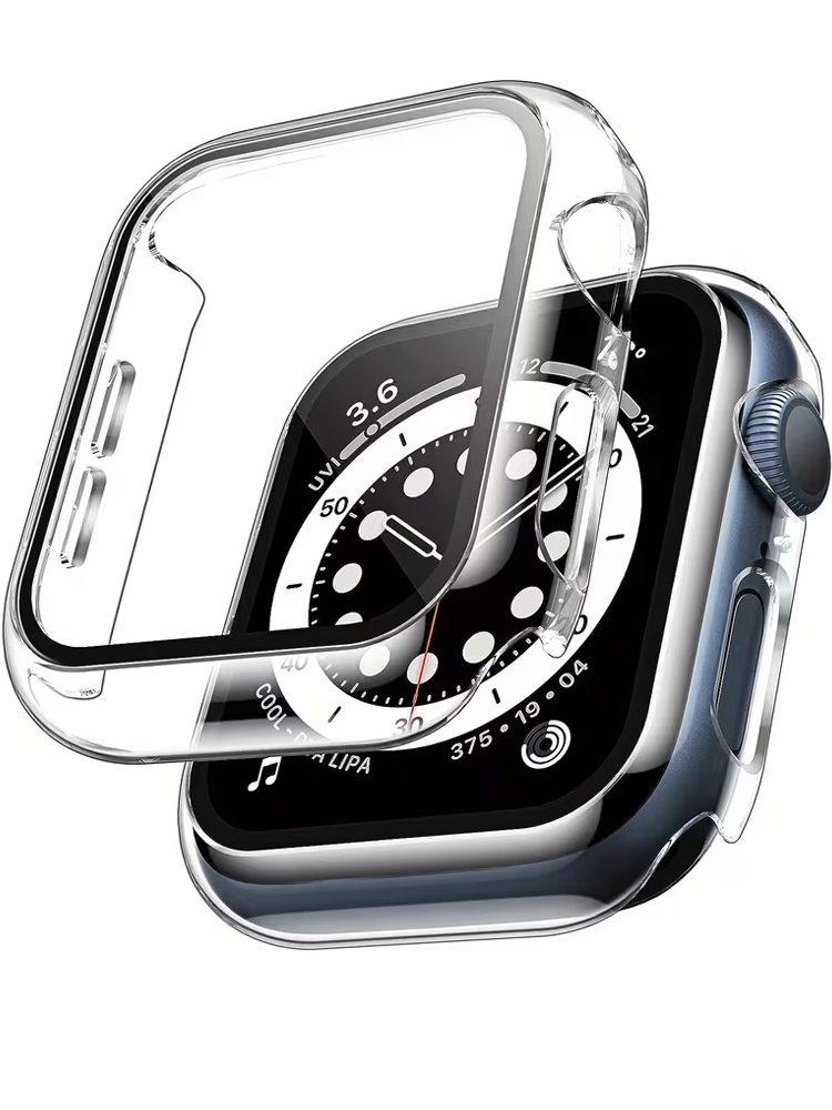 Smartwatch Case - 2 個の強化ガラスケース Apple Watch シリーズ 11