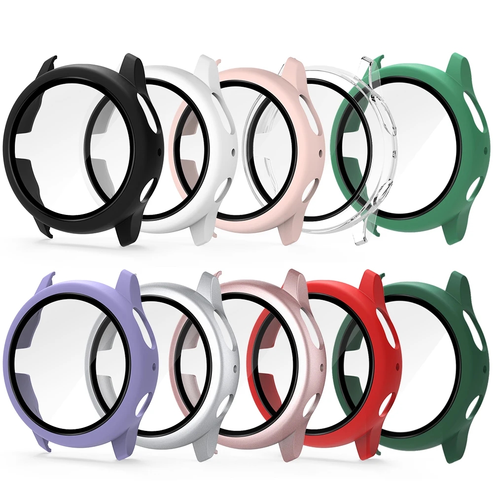 Samsung Smartwatch Ultra Accessories - サムスンギャラクシーウォッチ用強化ガラススクリーンケース,サムスンギャラクシーウォッチ用保護バンパー,アクティブアクセサリー2, 44mm, 40mm
