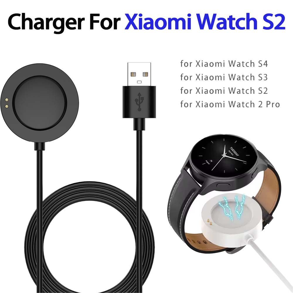 Xiaomi Smartwatch S3 Accessories - Xiaomi Watch 2/2 Pro、S2/S3/S4 Sport用磁気USB充電ケーブル -