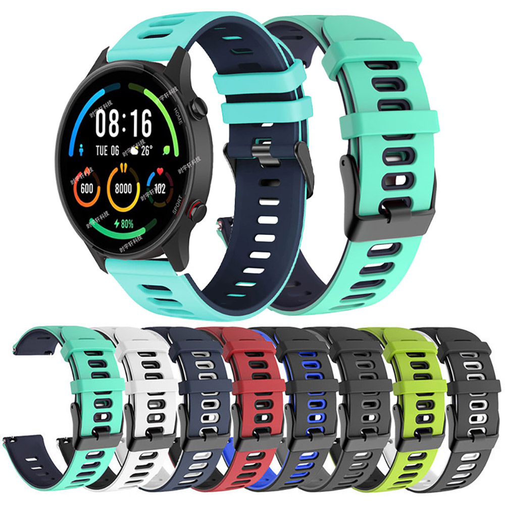 Xiaomi Smartwatch S3 Accessories - 22 ミリメートルツートンカラースポーツストラップ Xiaomi 時計カラー 2 バンド