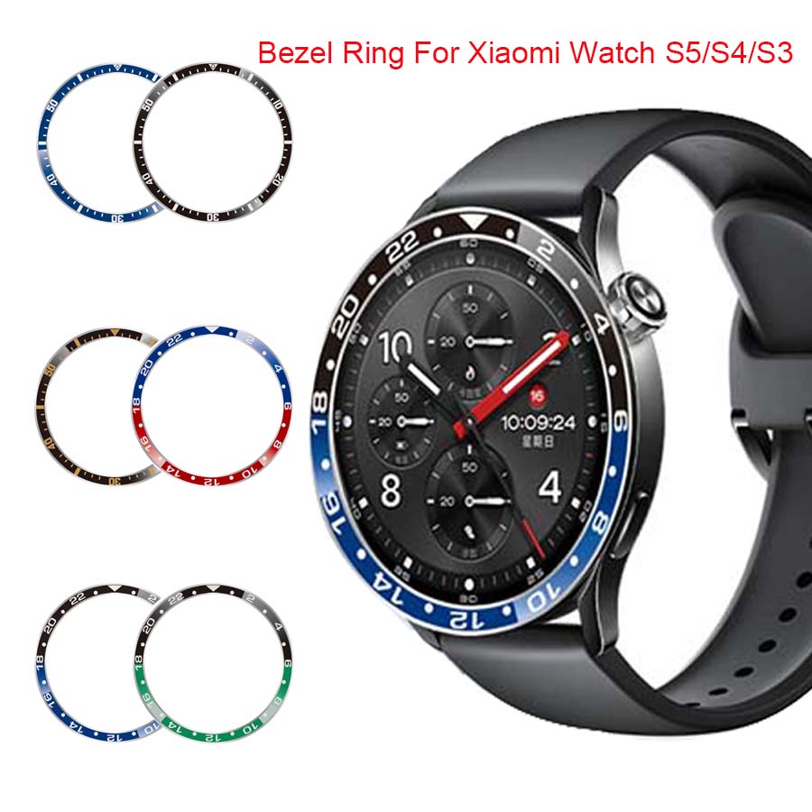 XiaomiスマートウォッチS5 S4 S3用メタルベゼルリ - Xiaomi Smartwatch S3 Accessories のレビューと価格