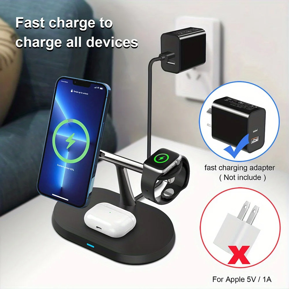 3 in 1 マグネット式ワイヤレス充電スタンド（MacSa - Watch Charger Cable のレビューと価格