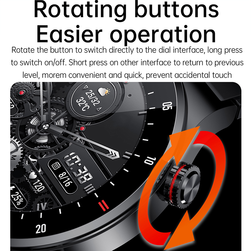 GPS ECG+PPG Bluetooth通話 スマートウォ - Smartwatch Nexus のレビューと価格