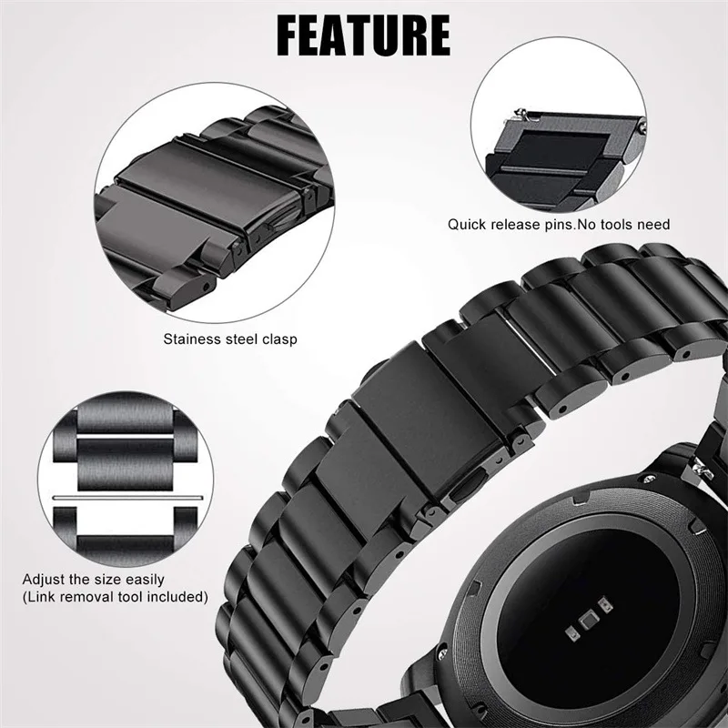 Mi Watch S1 Activeメタルブレスレット Xi - Xiaomi Smartwatch S3 Accessories のレビューと価格