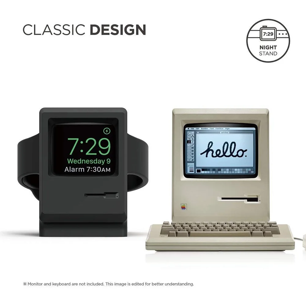 シリコーン充電器スタンド Apple Watch 7 6 5 - Watch Charging Dock のレビューと価格