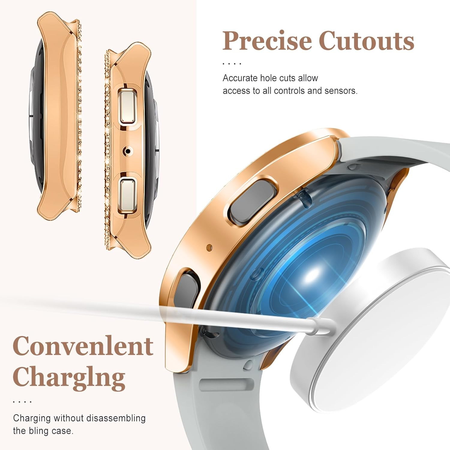 ブリンブリンウォッチケース Samsung Galaxy W - Accessories For Galaxy Watch 5 のレビューと価格
