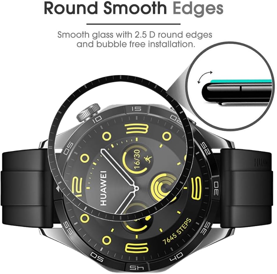 Huawei Watch,gt5pro,4,3,2,2e用の - Watch Face Protector のレビューと価格