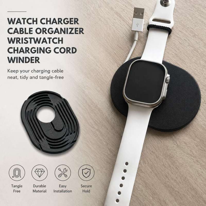 スマートウォッチ充電ケーブルキーパー デスクトップコード整理 - Watch Charger Cable のレビューと価格