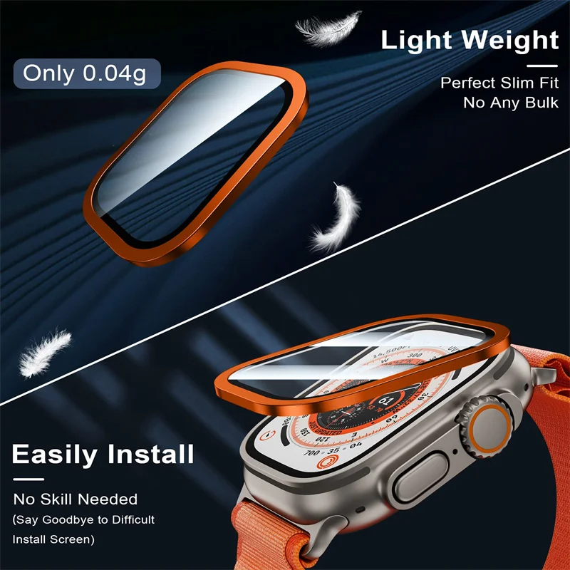 Apple Watch Ultra 用強化ガラス 49mm  - Smartwatch Case のレビューと価格