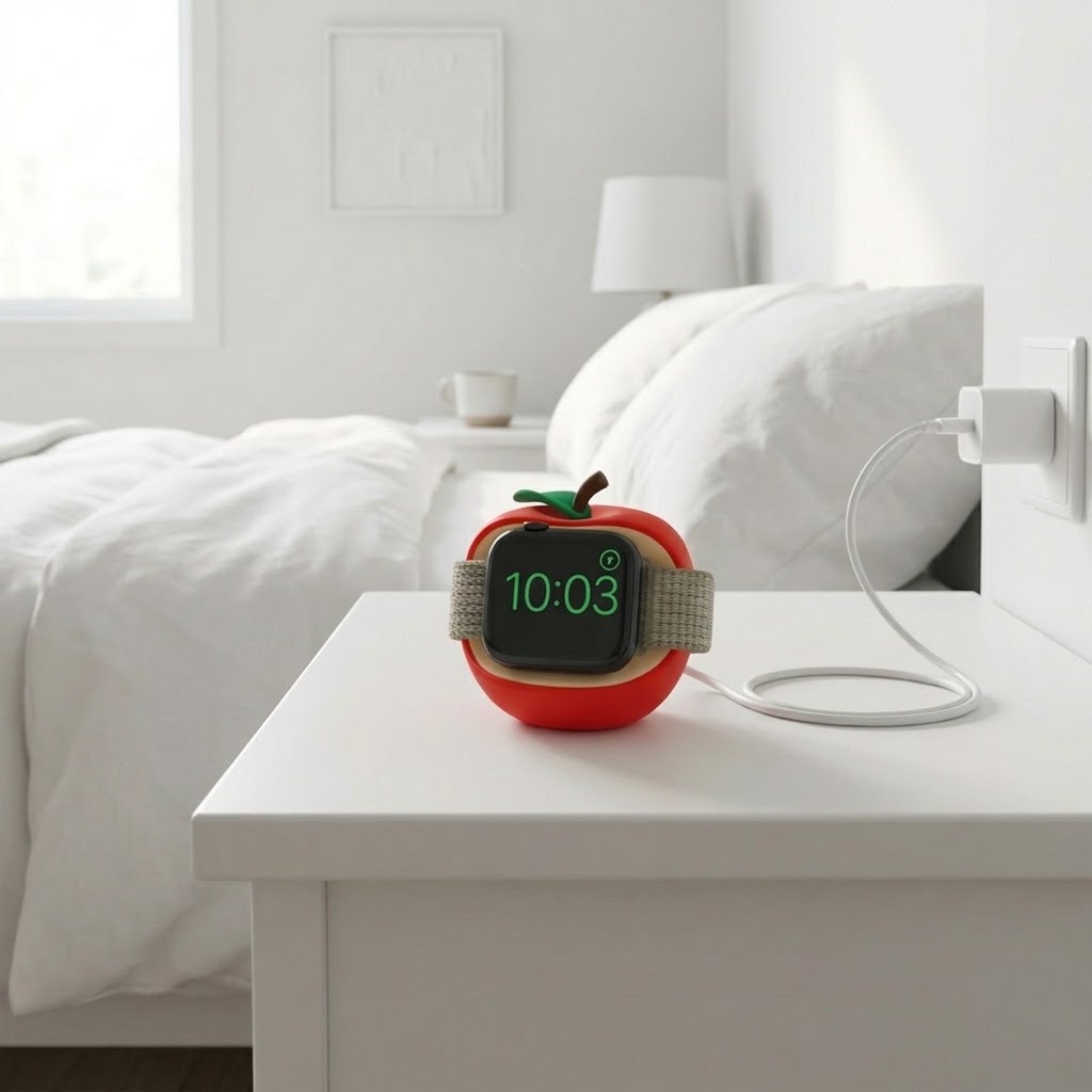 シリコン製アップルウォッチ充電スタンド Apple Watc - Watch Charging Dock のレビューと価格