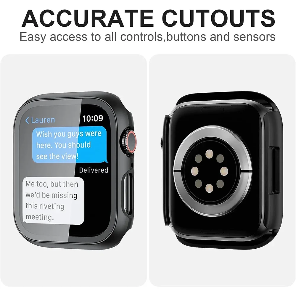 強化ガラススクリーンプロテクターケースカバー Apple W - Smartwatch Case のレビューと価格