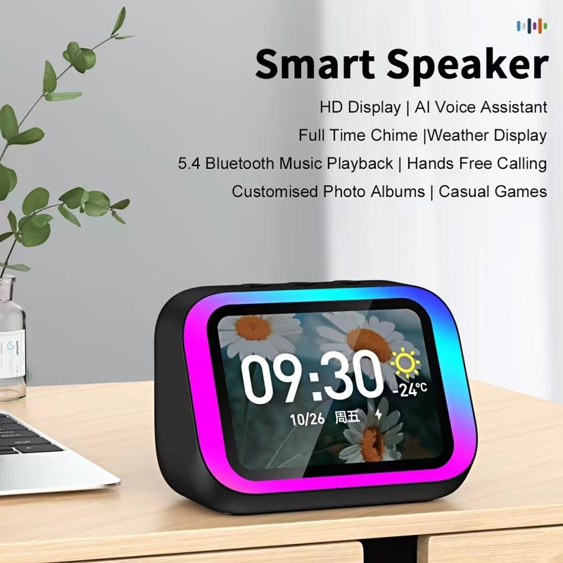 AI音声アシスタント Bluetoothスピーカー RGBカ - Smart Accessories のレビューと価格