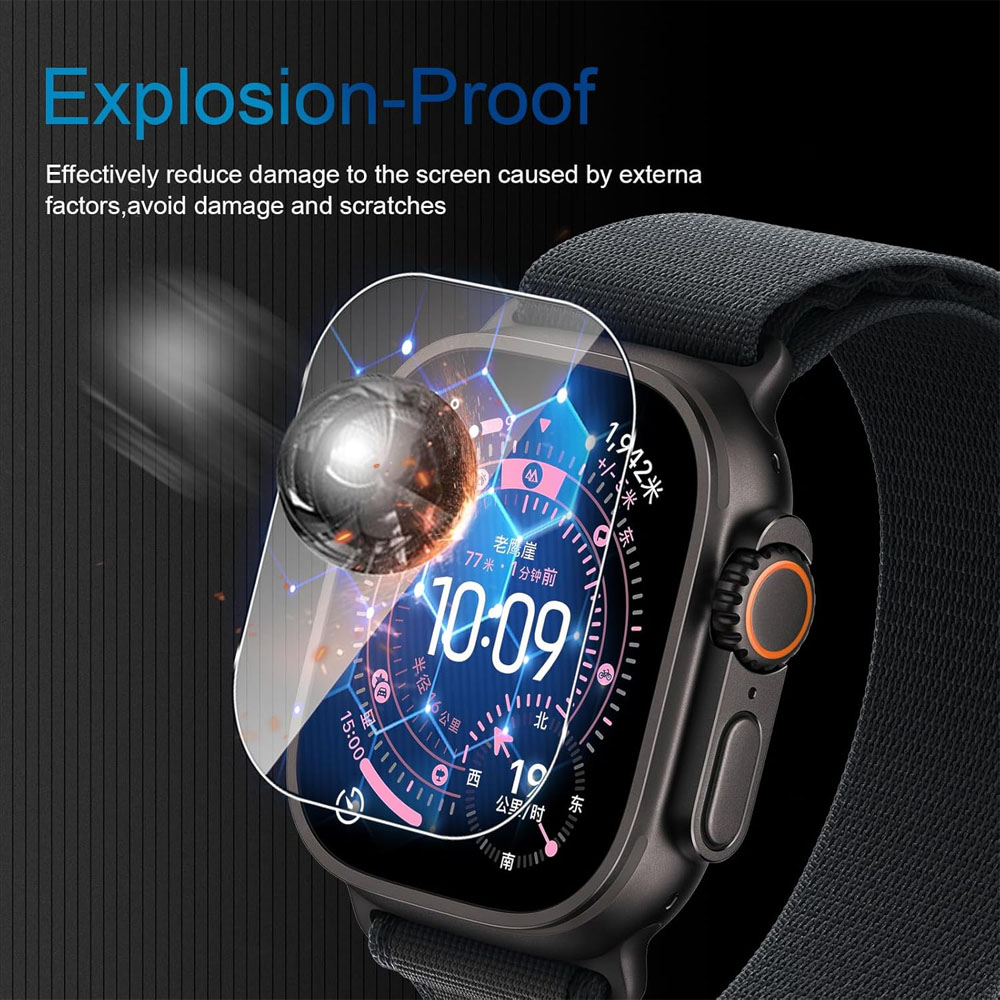 Apple Watch Ultra 3 49mm用強化ガラス - Smartwatch Case のレビューと価格