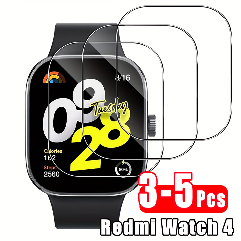 3-5 個プレミアム強化ガラス Xiaomi Redmi W - Watch Face Protector のレビューと価格