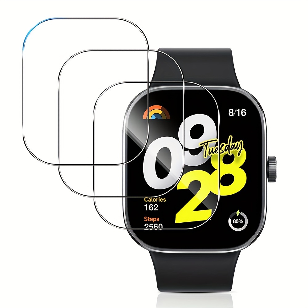3-5 個プレミアム強化ガラス Xiaomi Redmi W - Watch Face Protector のレビューと価格