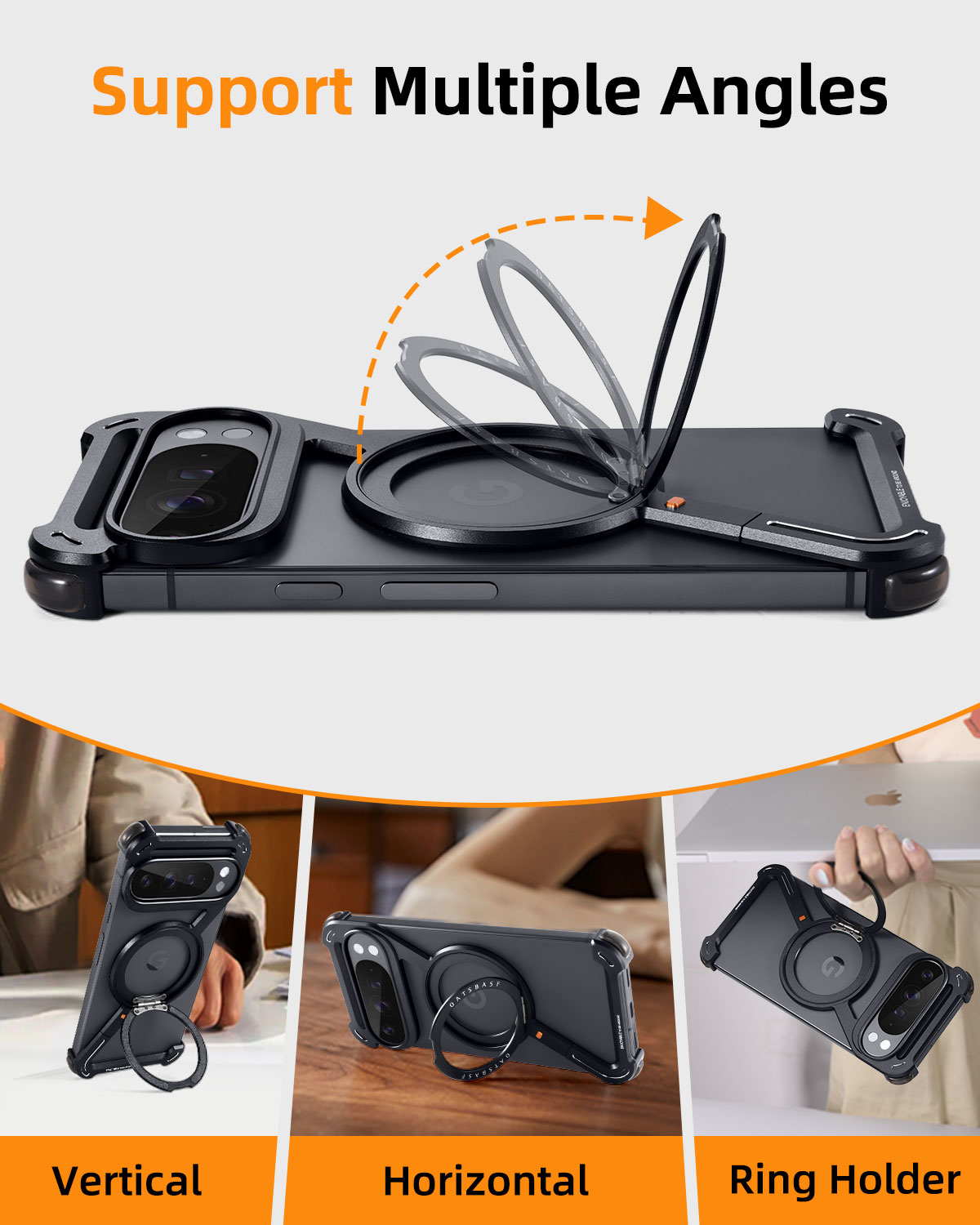 Oatsbasf メタルフォンケース Google Pixe - Magnetic Charging Stand のレビューと価格