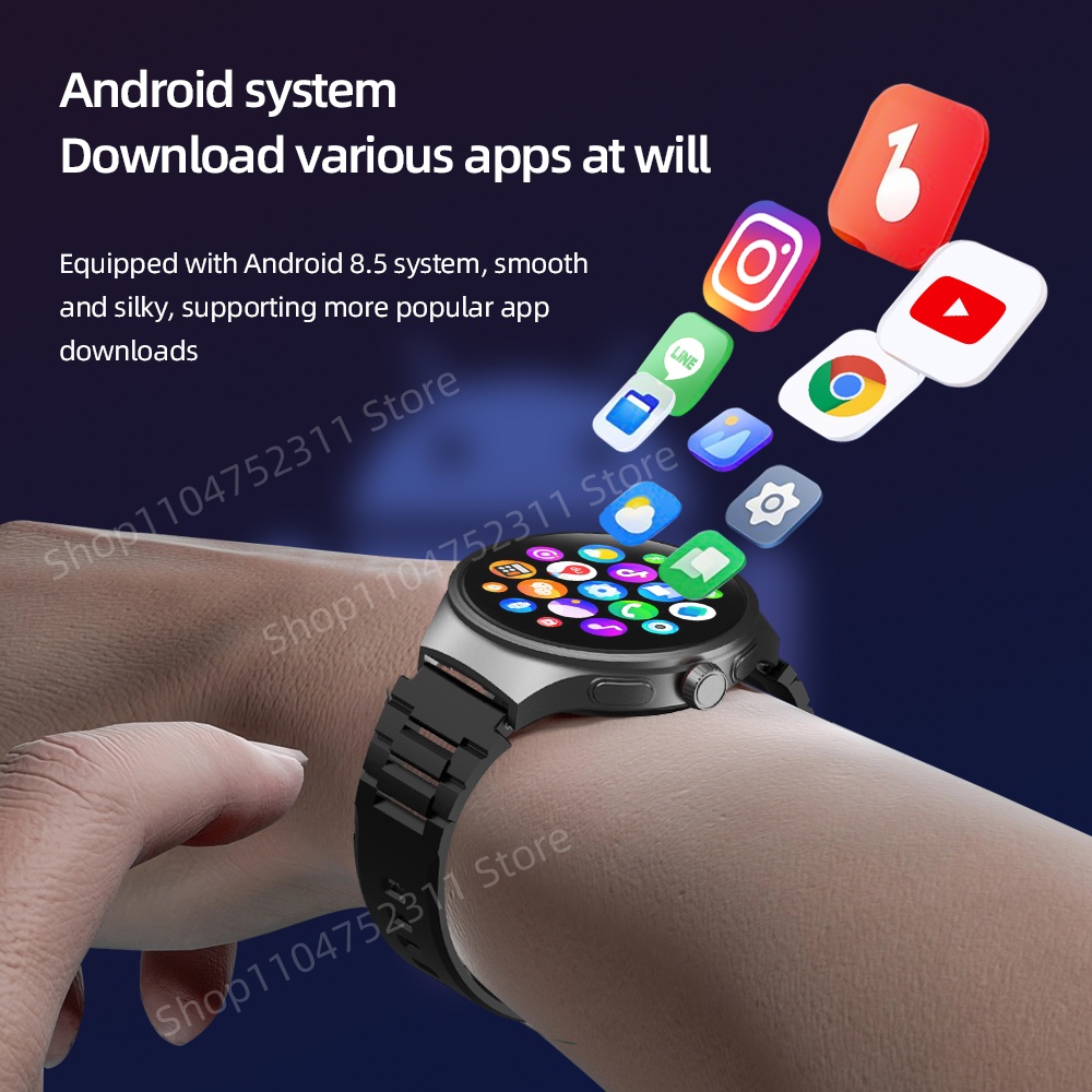 512GB VP50スマートウォッチ、回転式カメラ、GPS、 - Smartwatch Nexus のレビューと価格
