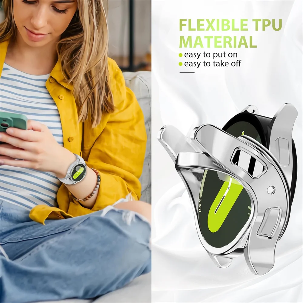 新しいメッキ加工TPUケース Samsung Galaxy  - Accessories For Galaxy Watch 5 のレビューと価格