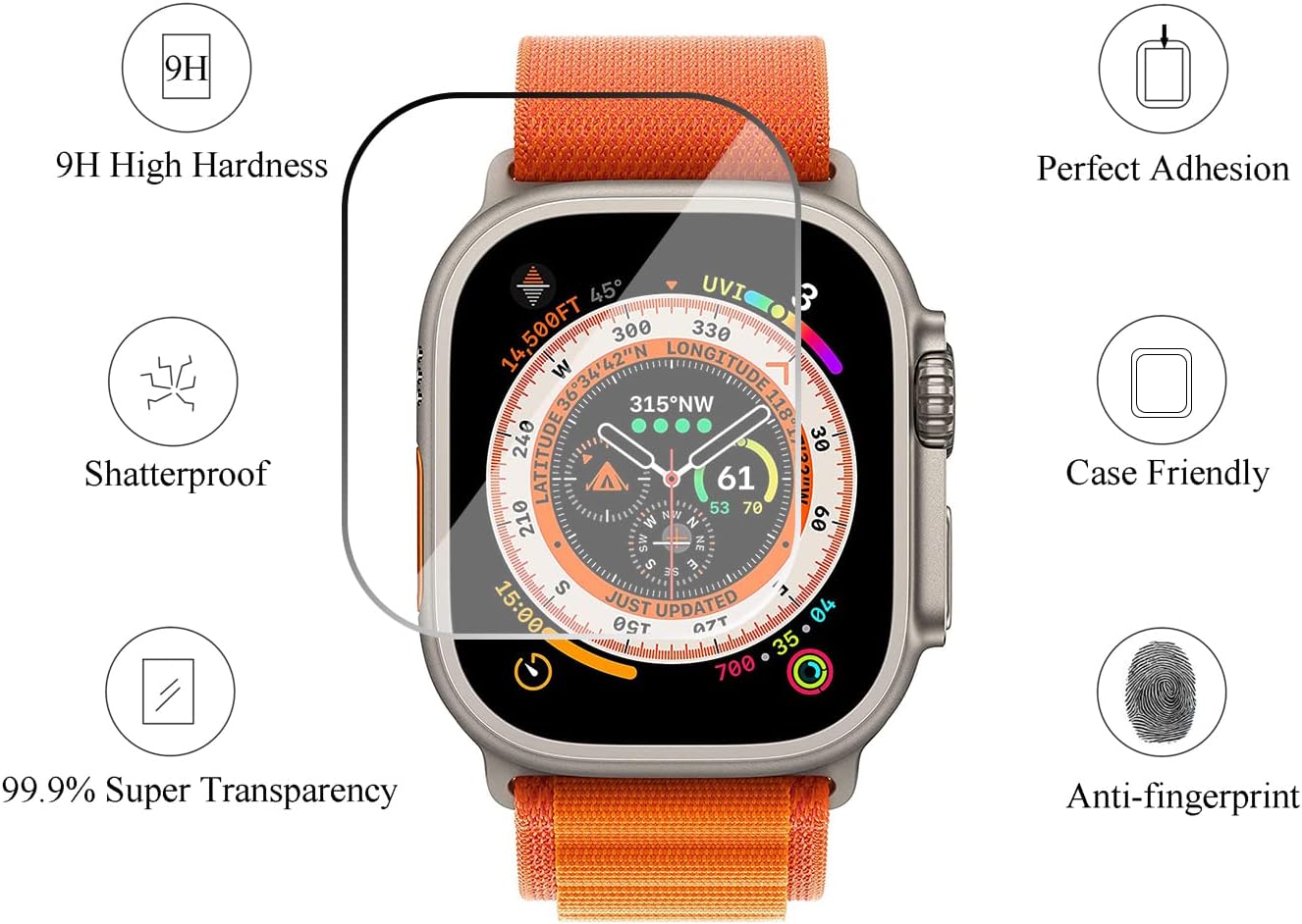 Apple Watch Ultra 2/Ultra スクリー - Watch Case Bumper のレビューと価格