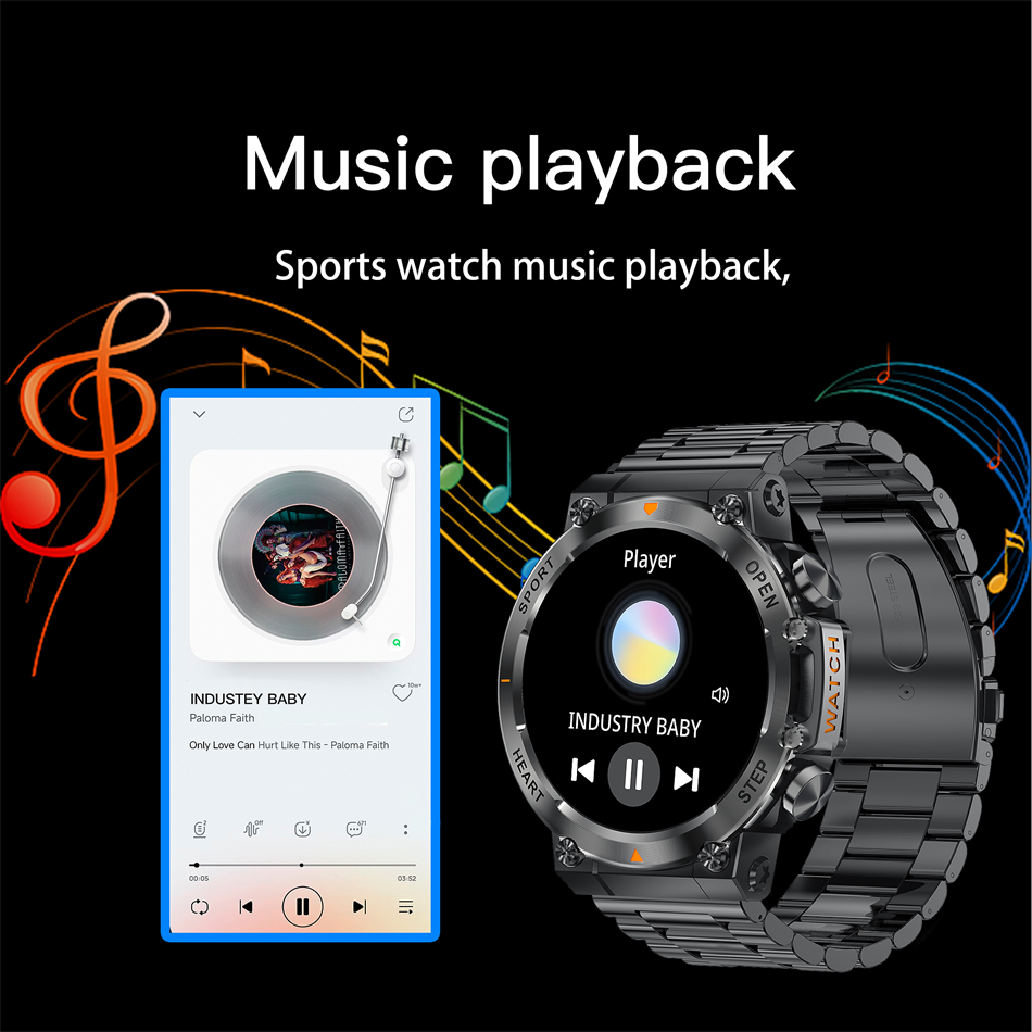 2026年新作スマートウォッチ メンズ 1.39インチAMO - Smartwatch Custom のレビューと価格