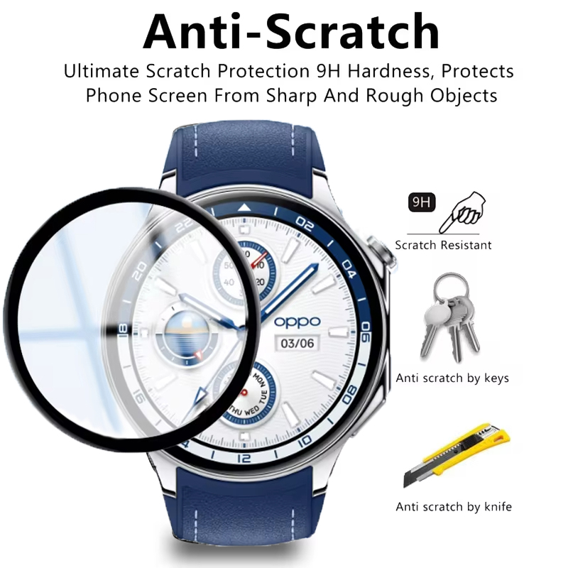 スクリーンプロテクター OPPO Watch X アンチスク - Smartwatch Watch Accessories のレビューと価格