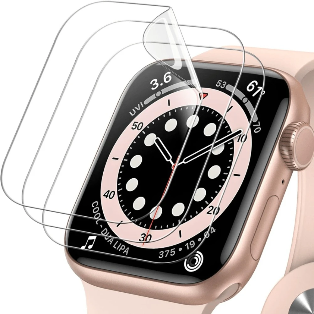 3枚入り ハイドロゲルフィルム Apple Watch 9  - Watch Case Bumper のレビューと価格