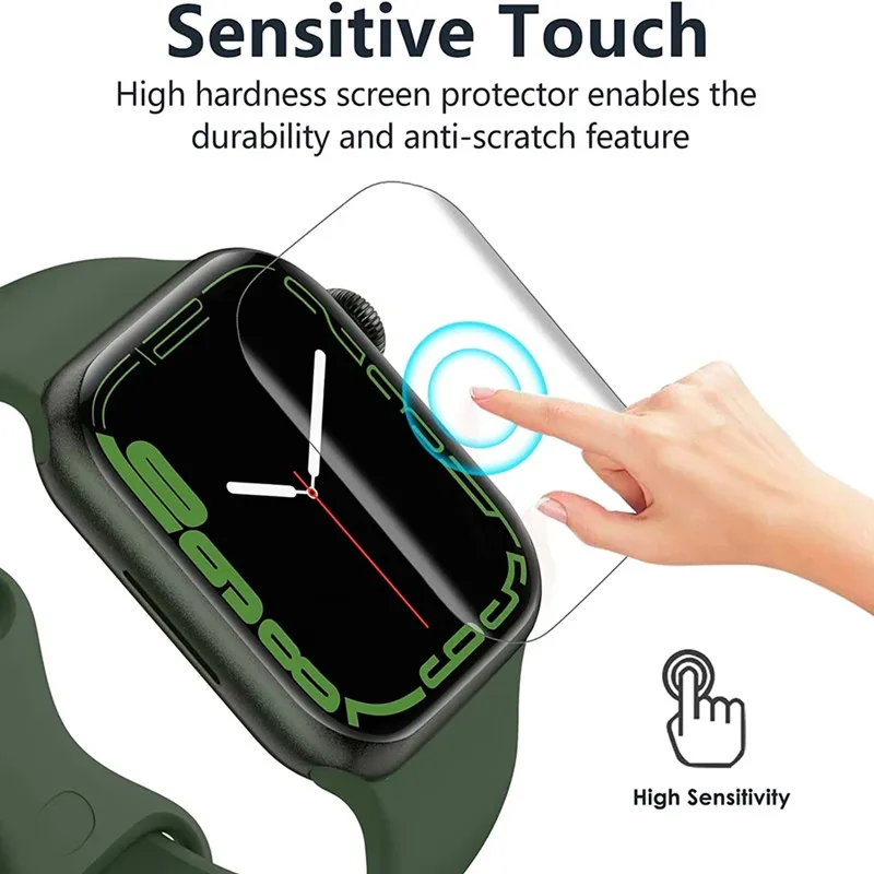 3枚入り ハイドロゲルフィルム Apple Watch 9  - Watch Case Bumper のレビューと価格