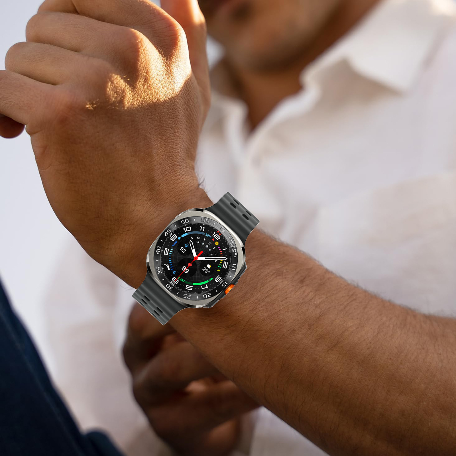 サムスンギャラクシーウォッチ用メタルベゼル、フレーム保護リン - Accessories For Galaxy Watch 5 のレビューと価格