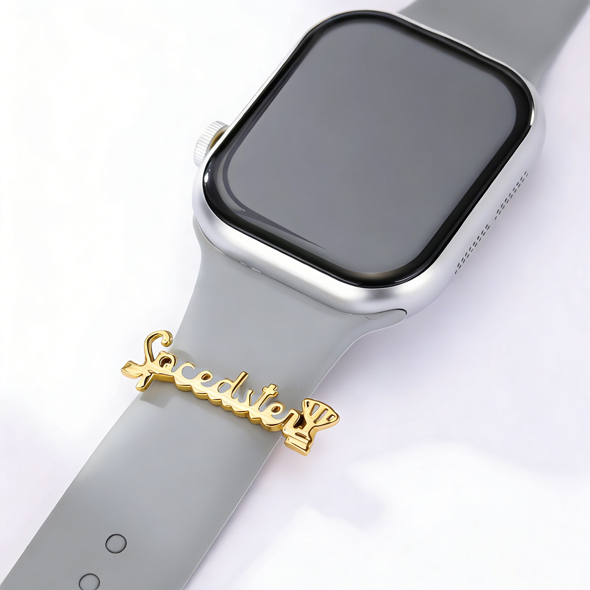 ステンレス鋼カスタムレターウォッチストラップリング 20mm - Smartwatch Watch Accessories のレビューと価格