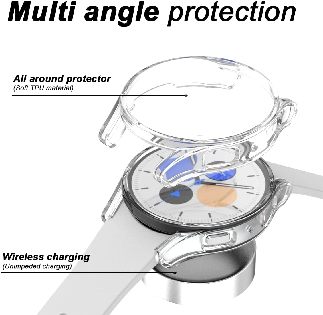 TPU 保護ケースサムスンギャラクシーウォッチ 6/5/4  - Accessories For Galaxy Watch 5 のレビューと価格