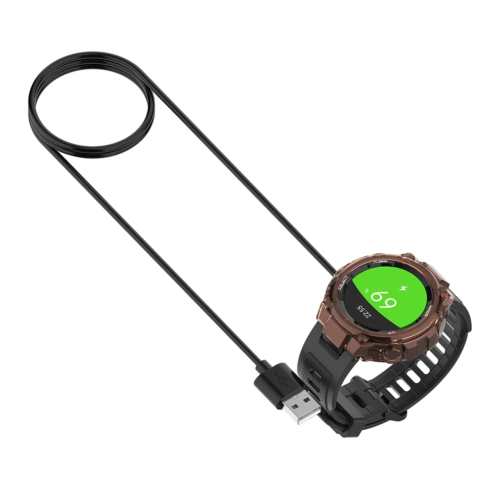 1 メートルの USB 充電ケーブル Huami T-Rex - Smartwatch A1914 のレビューと価格