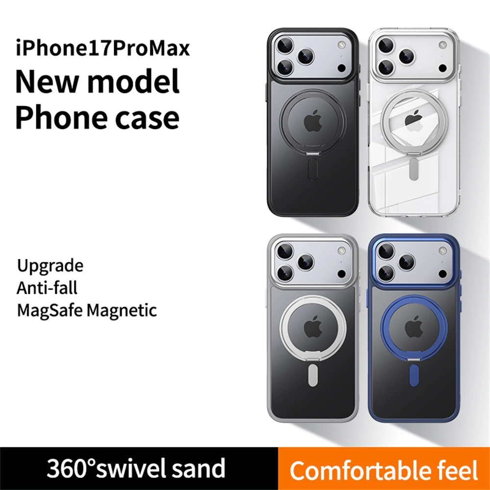 高級メタルリングスタンド付きクリアスマホケース iPhone - Magnetic Charging Stand のレビューと価格