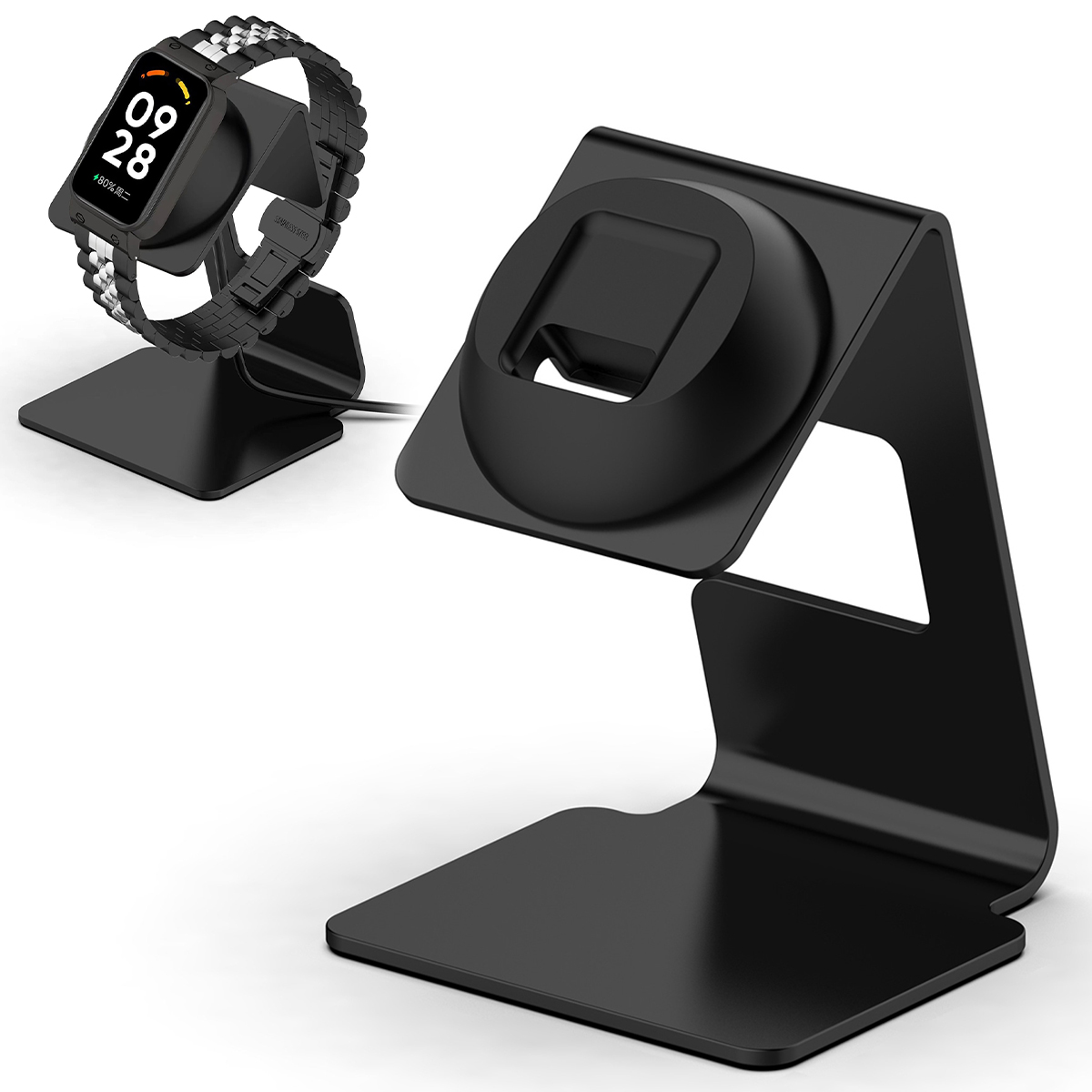 スマートウォッチ充電ケーブル充電器ホルダー Xiaomi B - Watch Charging Dock のレビューと価格